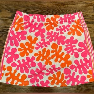 Darling Gretchen Scott skort like new in vibrant pink and orange